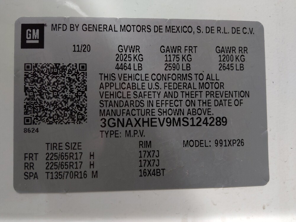 2021 Chevrolet Equinox in Lakewood, CO 80215 - 18136894 33