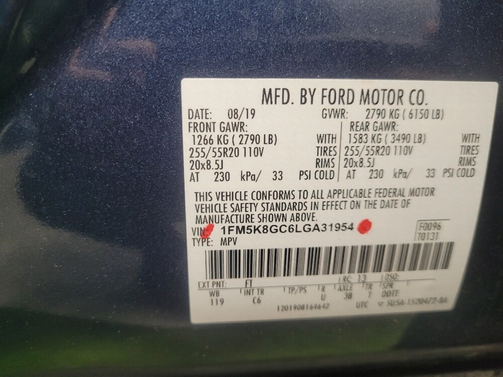 2020 Ford Explorer in Macon, GA 31210 - 18136933 33