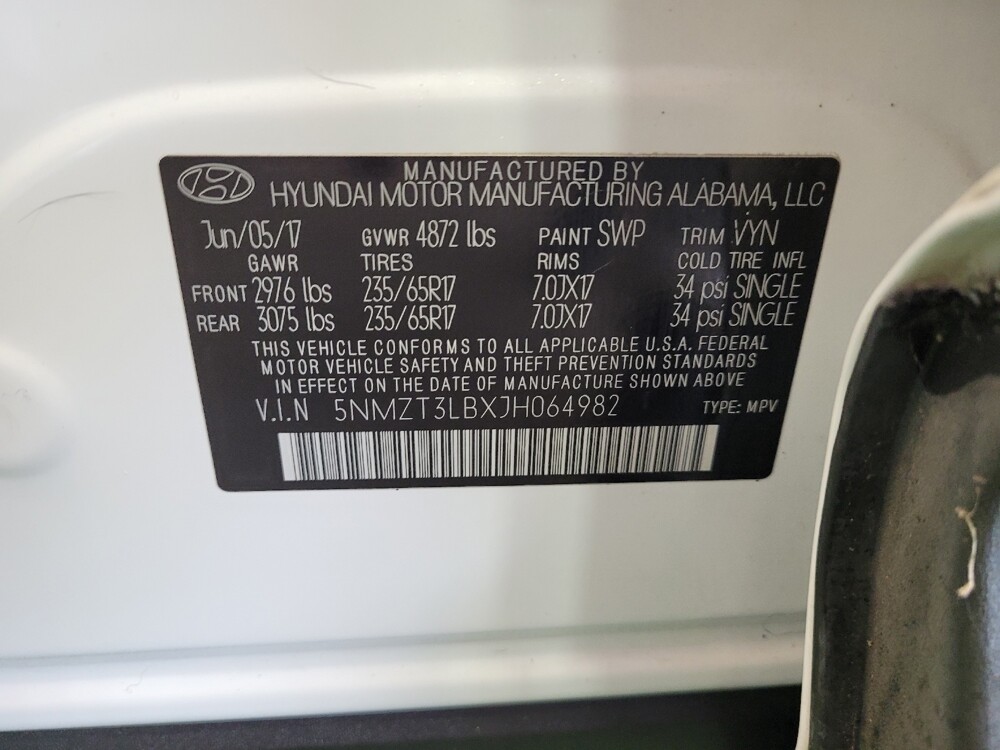 2018 Hyundai Santa Fe in Maple Heights, OH 44137 - 18136939 33