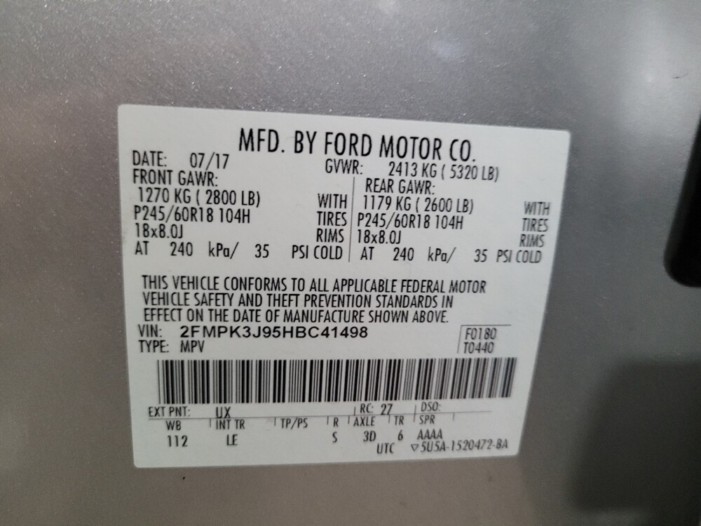 2017 Ford Edge in Chesapeake, VA 23320 - 18136961 33