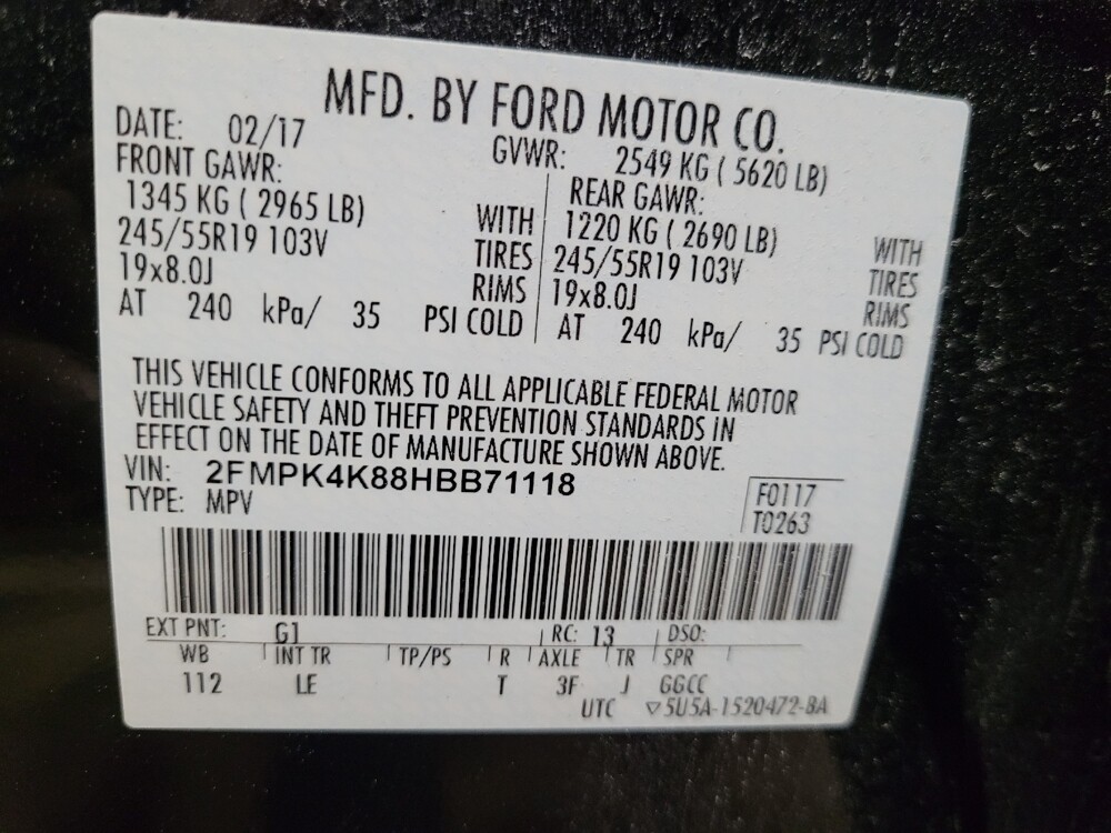 2017 Ford Edge in Owings Mills, MD 21117 - 18136968 33