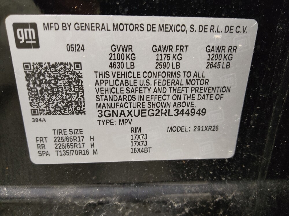2024 Chevrolet Equinox in Midlothian, IL 60445 - 18136989 33