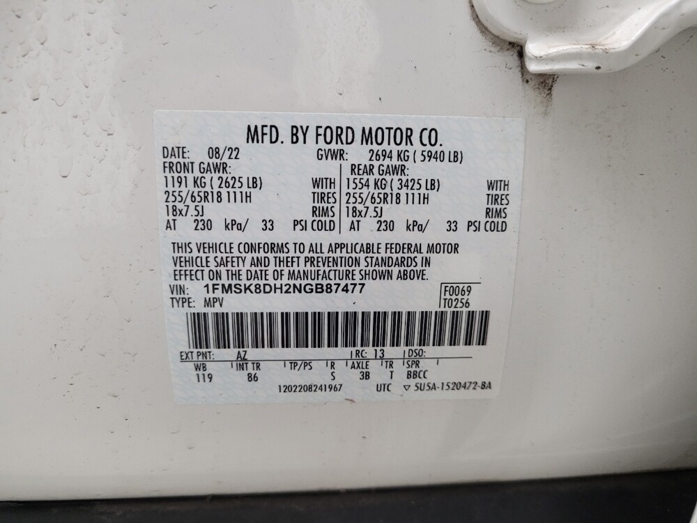 2022 Ford Explorer in Eastpointe, MI 48021 - 18136998 33