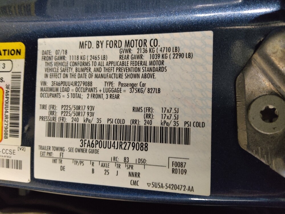 2018 Ford Fusion in Union City, GA 30291 - 18137012 33