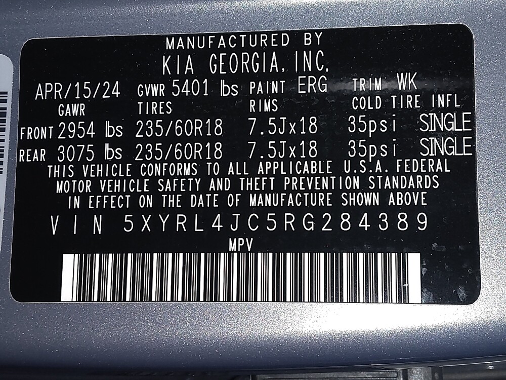 2024 Kia Sorento in Jacksonville, FL 32210 - 18137018 33