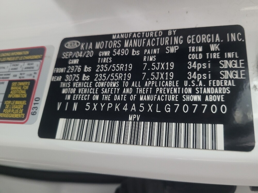 2020 Kia Sorento in Augusta, GA 30907 - 18137023 33