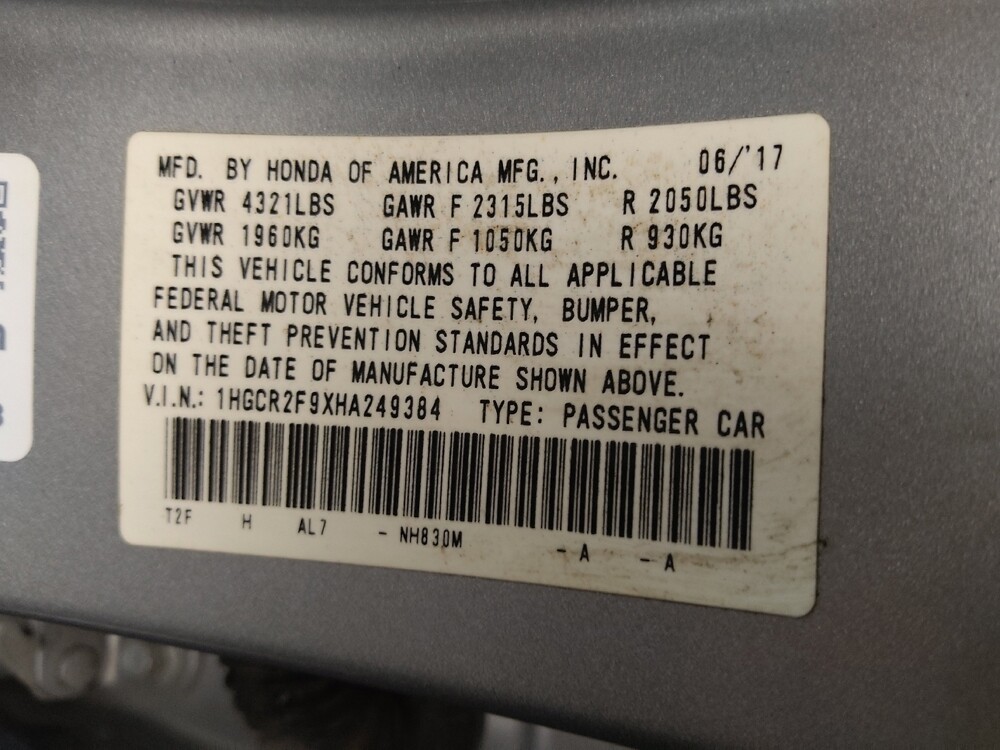 2017 Honda Accord in Independence, MO 64055 - 18137028 33