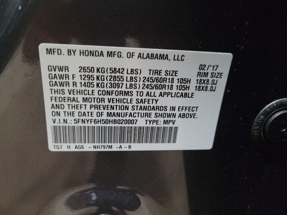 2017 Honda Pilot in Richmond, VA 23235 - 18137043 33