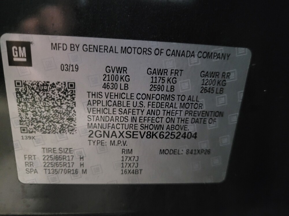 2019 Chevrolet Equinox in New Castle, DE 19720 - 18137058 33