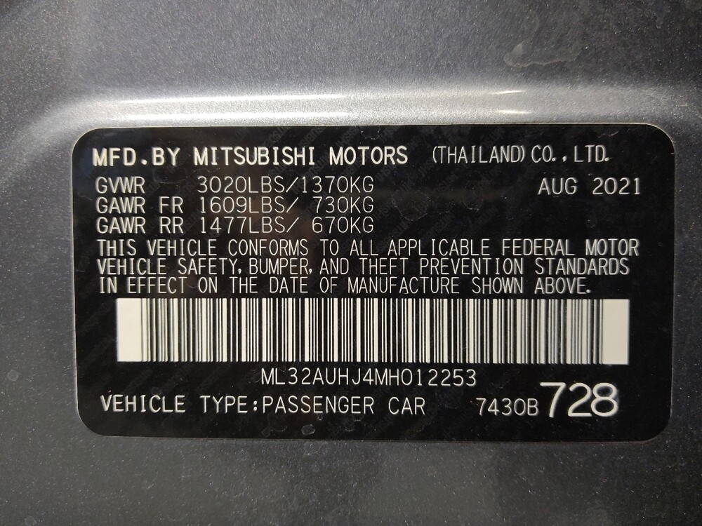 2021 Mitsubishi Mirage in Live Oak, TX 78233 - 18137074 33