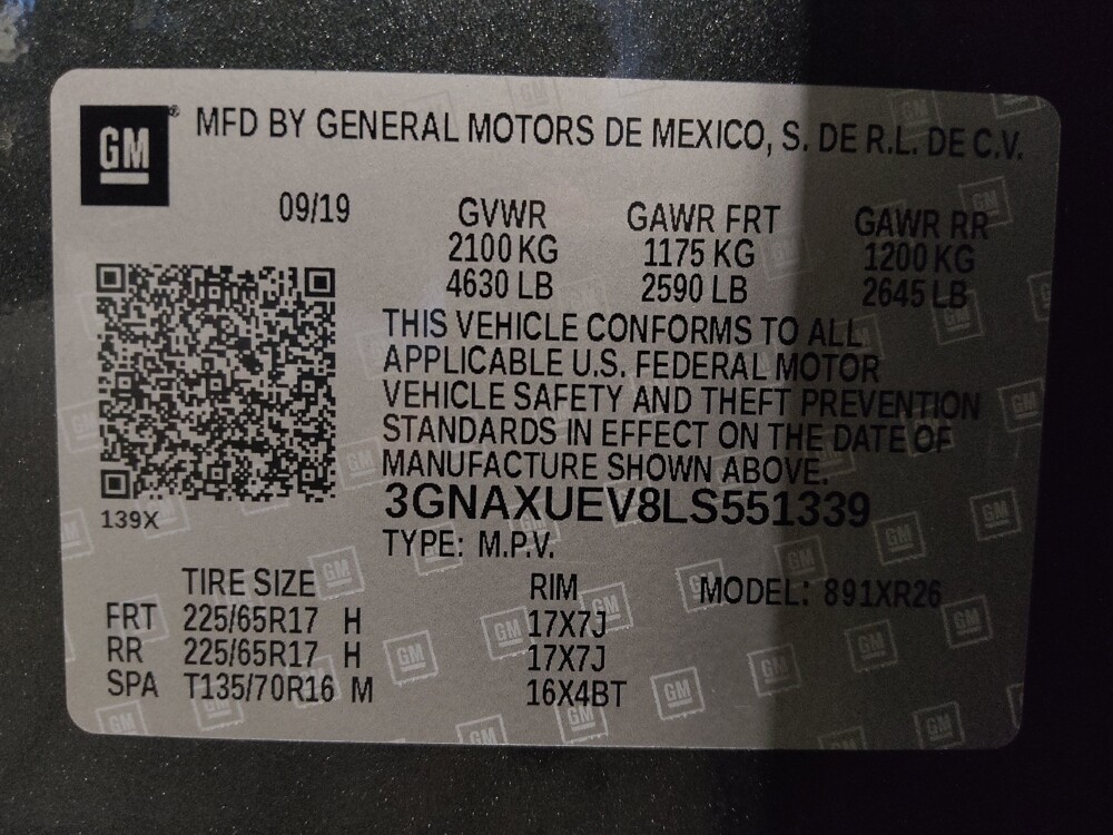 2020 Chevrolet Equinox in Sanford, FL 32773 - 18137085 33