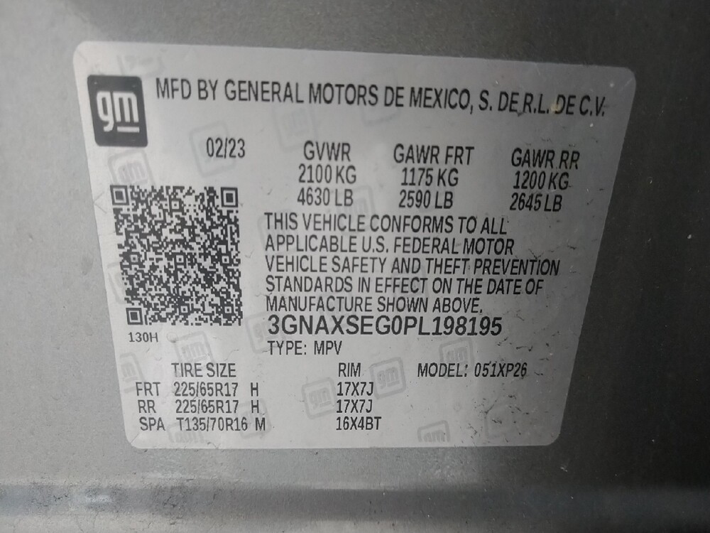 2023 Chevrolet Equinox in Maple Heights, OH 44137 - 18137087 33