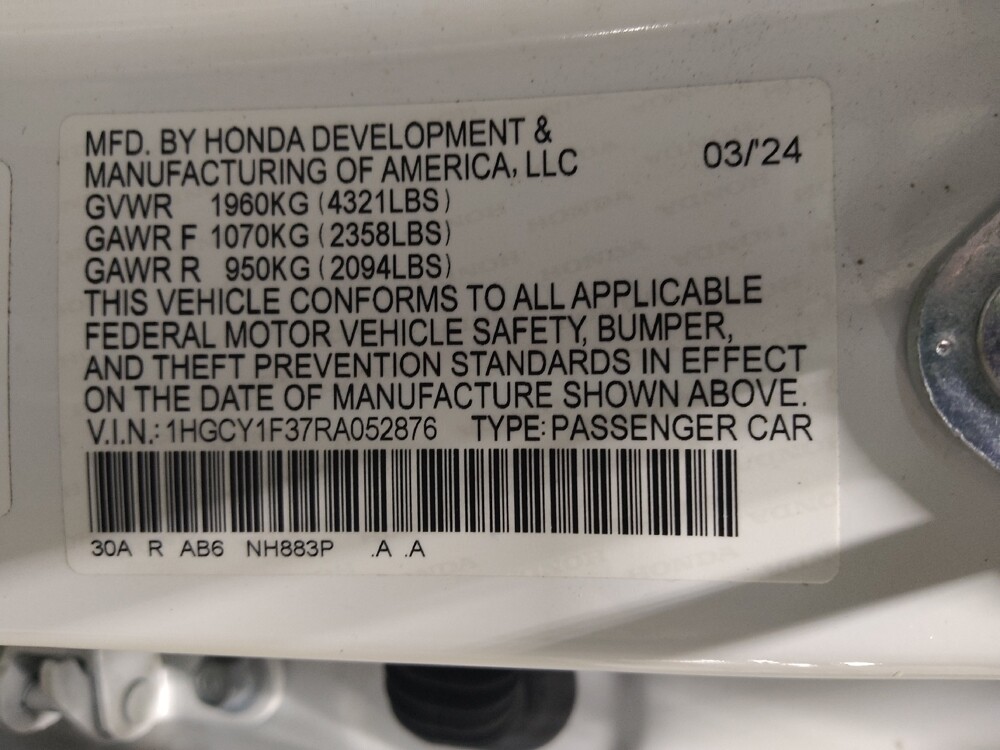 2024 Honda Accord in Plano, TX 75074 - 18137089 33