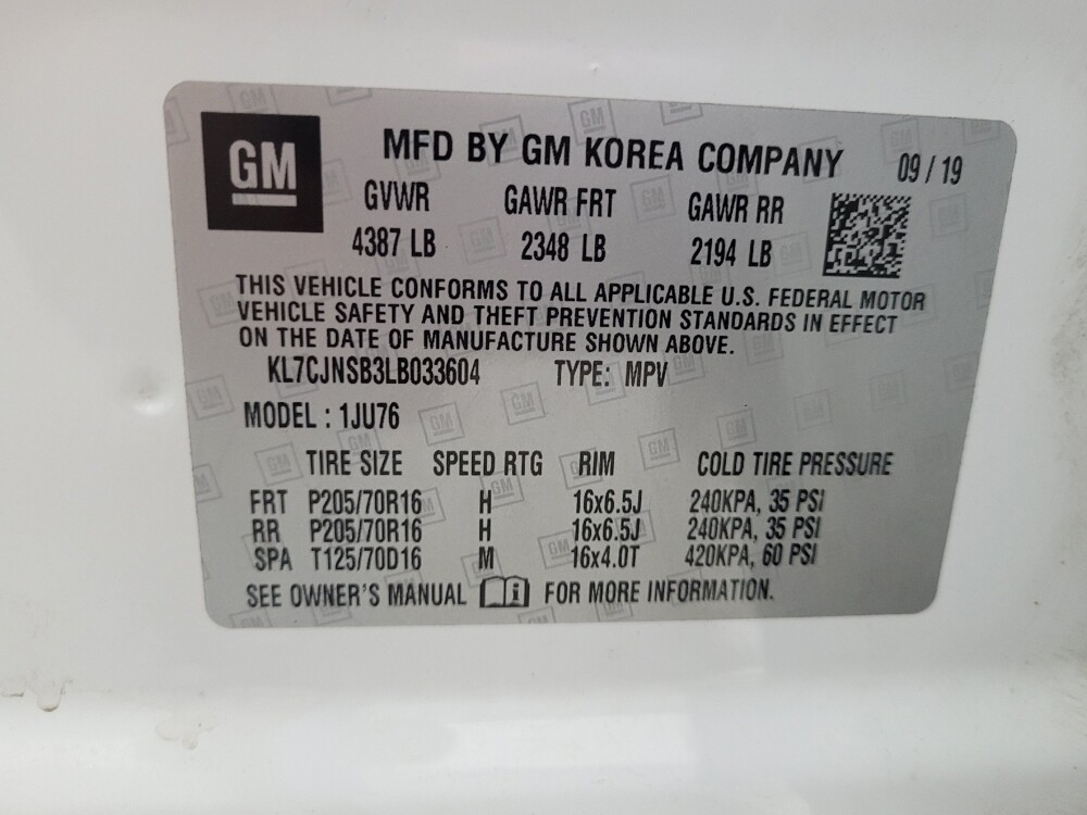 2020 Chevrolet Trax in Gastonia, NC 28056 - 18137097 33