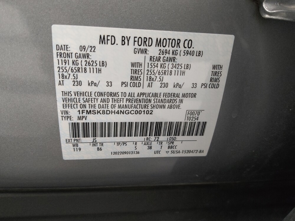 2022 Ford Explorer in St. Louis, MO 63136 - 18137128 33