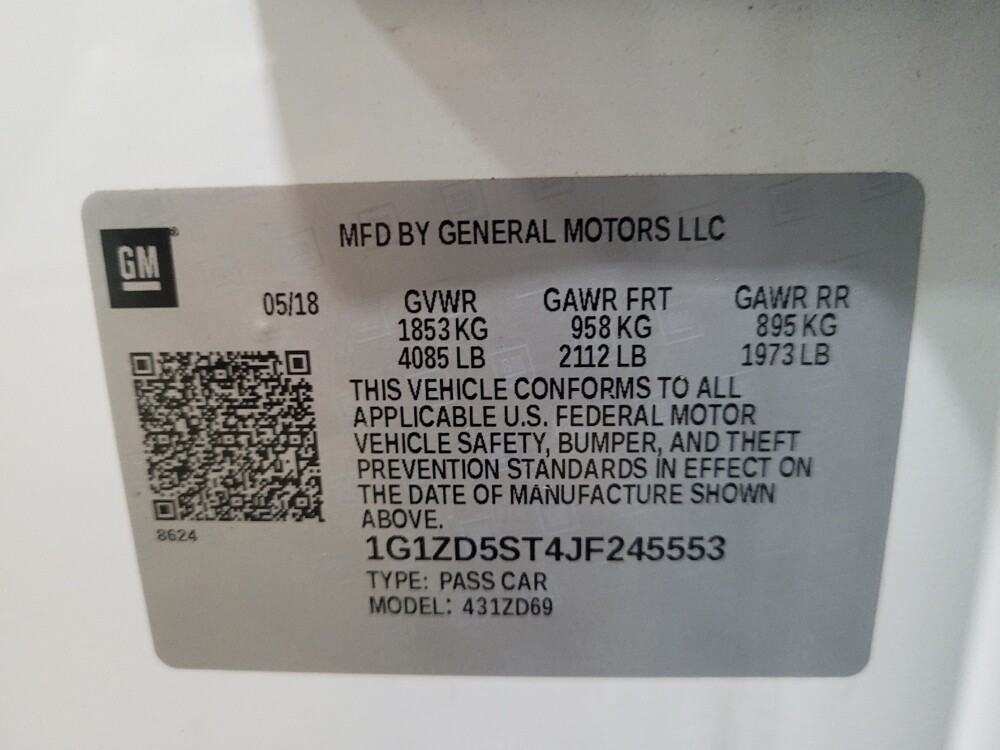 2018 Chevrolet Malibu in New Castle, DE 19720 - 18137148 33