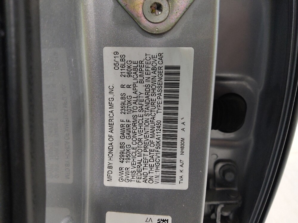 2019 Honda Accord in Columbus, OH 43228 - 18137178 33