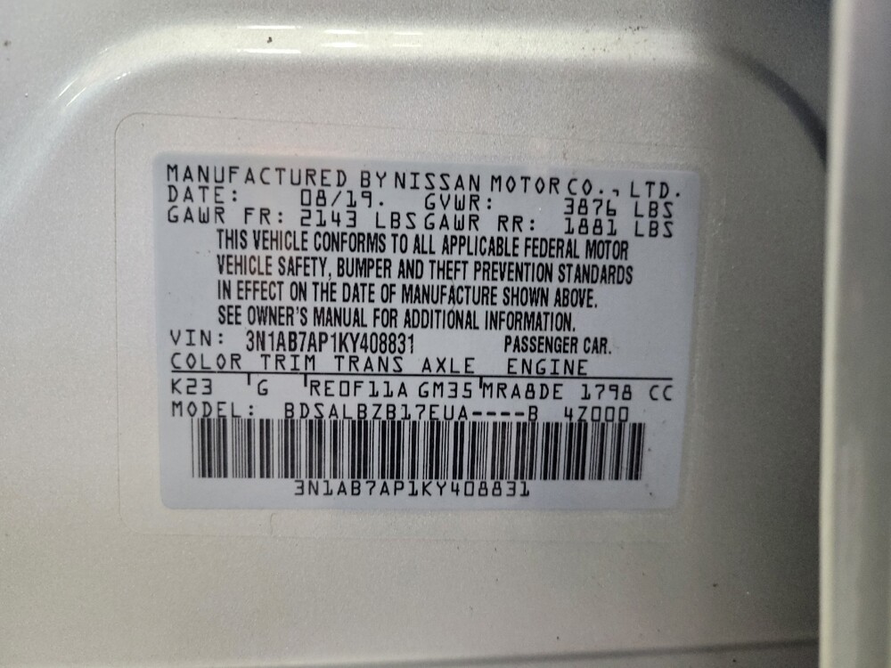 2019 Nissan Sentra in Columbus, OH 43228 - 18137180 33