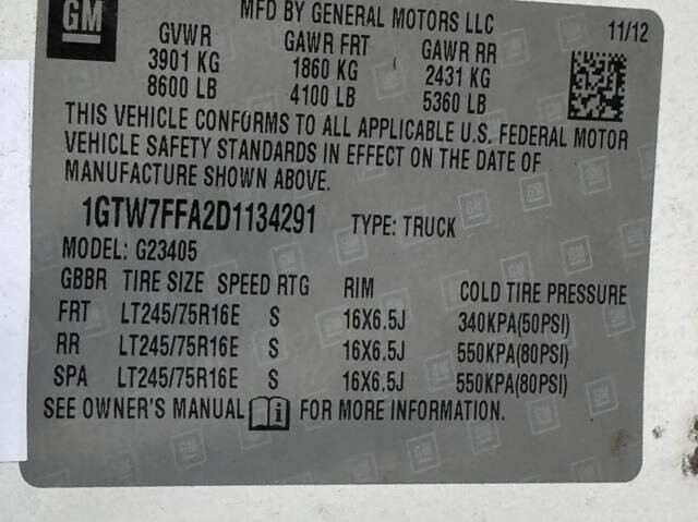 2013 GMC Savana 2500 in Blauvelt, NY 10913 - 18137223 9