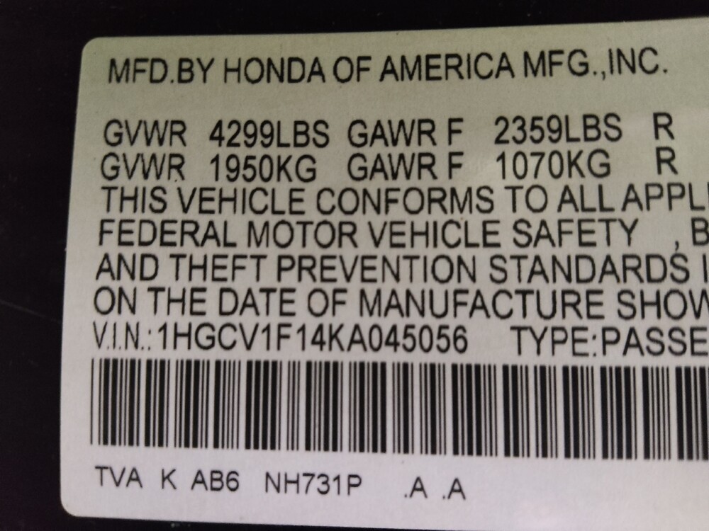 2019 Honda Accord in Stone Mountain, GA 30083 - 18137264 33