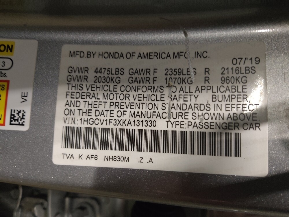 2019 Honda Accord in Tulsa, OK 74145 - 18137285 33