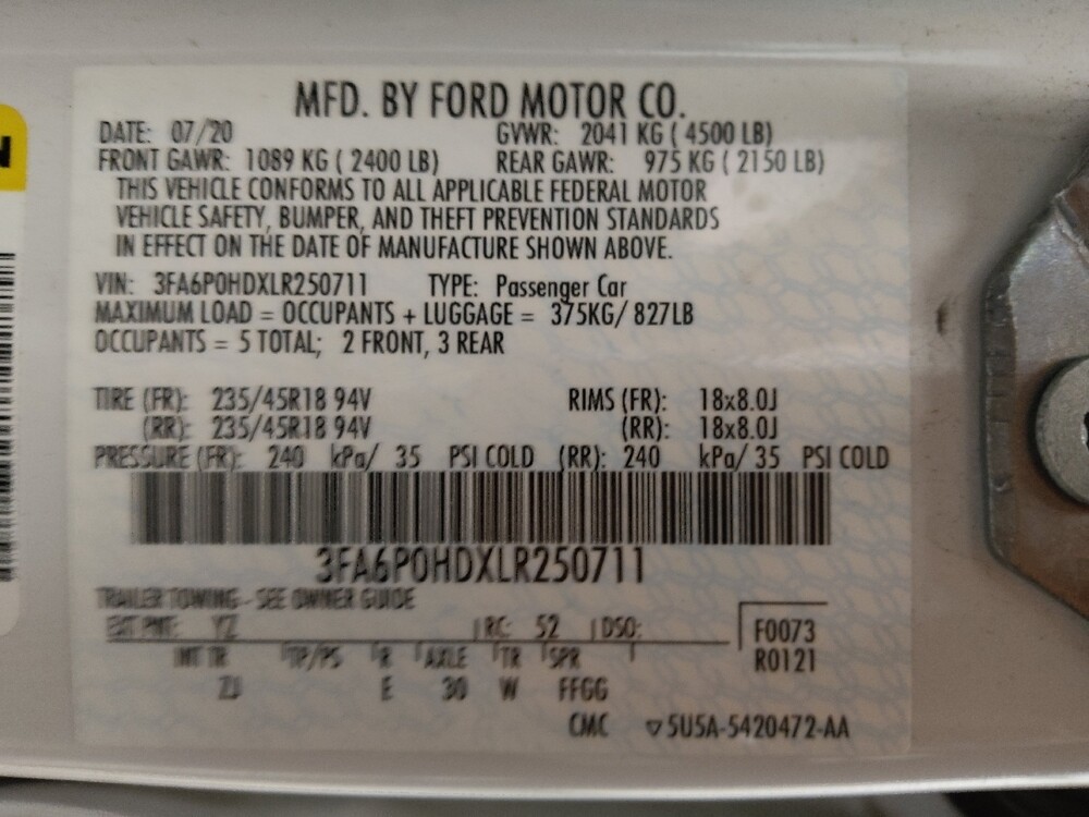 2020 Ford Fusion in Tulsa, OK 74145 - 18137286 33