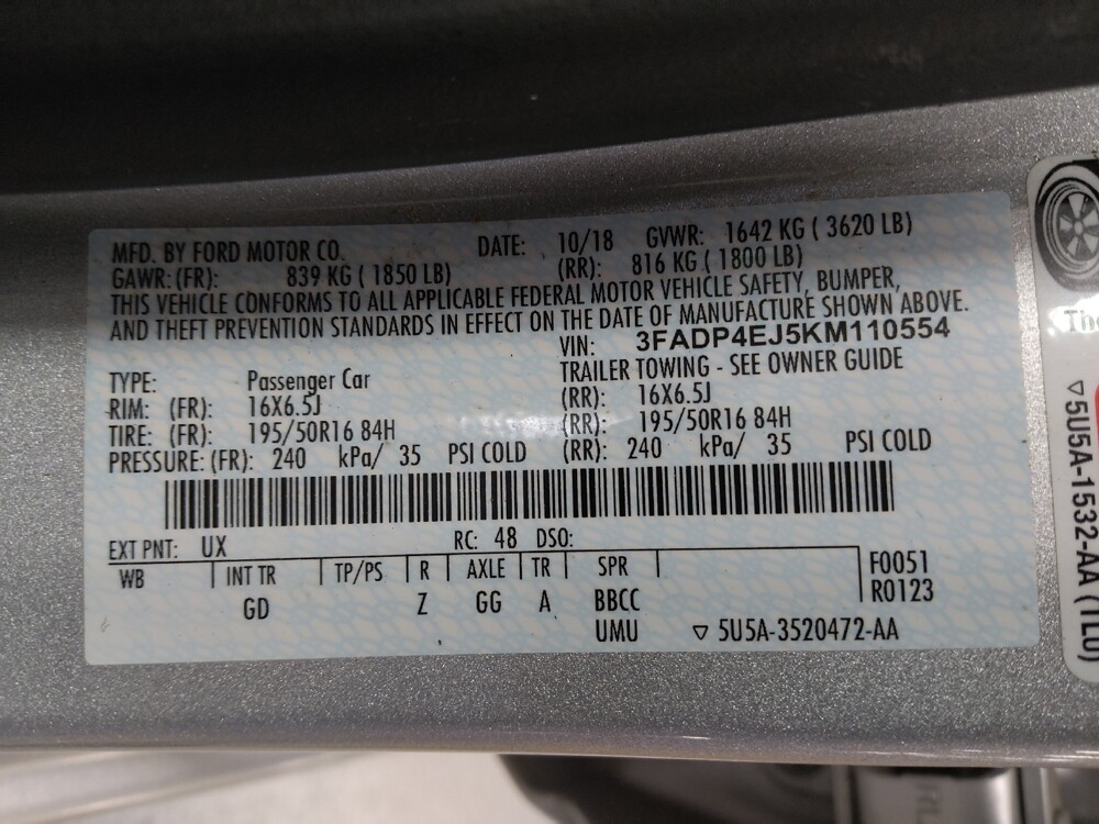 2019 Ford Fiesta in El Paso, TX 79907 - 18137290 33