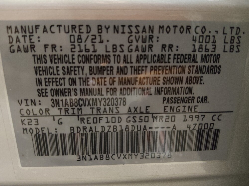 2021 Nissan Sentra in Fort Worth, TX 76116 - 18137296 33