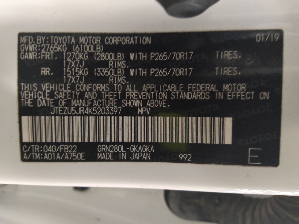 2019 Toyota 4Runner in Tallahassee, FL 32304 - 18137319 33