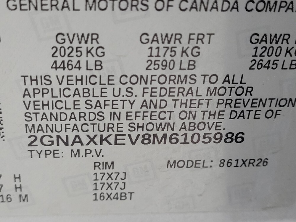 2021 Chevrolet Equinox in Las Vegas, NV 89104 - 18137335 33