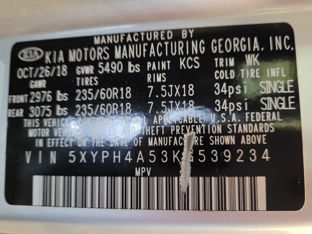 2019 Kia Sorento in Salem, VA 24153 - 18137360 33