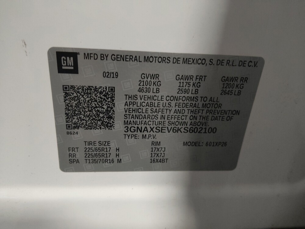 2019 Chevrolet Equinox in Gastonia, NC 28056 - 18137366 33