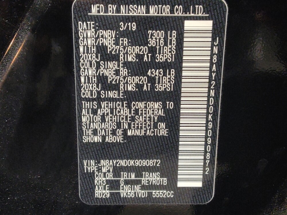 2019 Nissan Armada in Houston, TX 77060 - 18137396 33