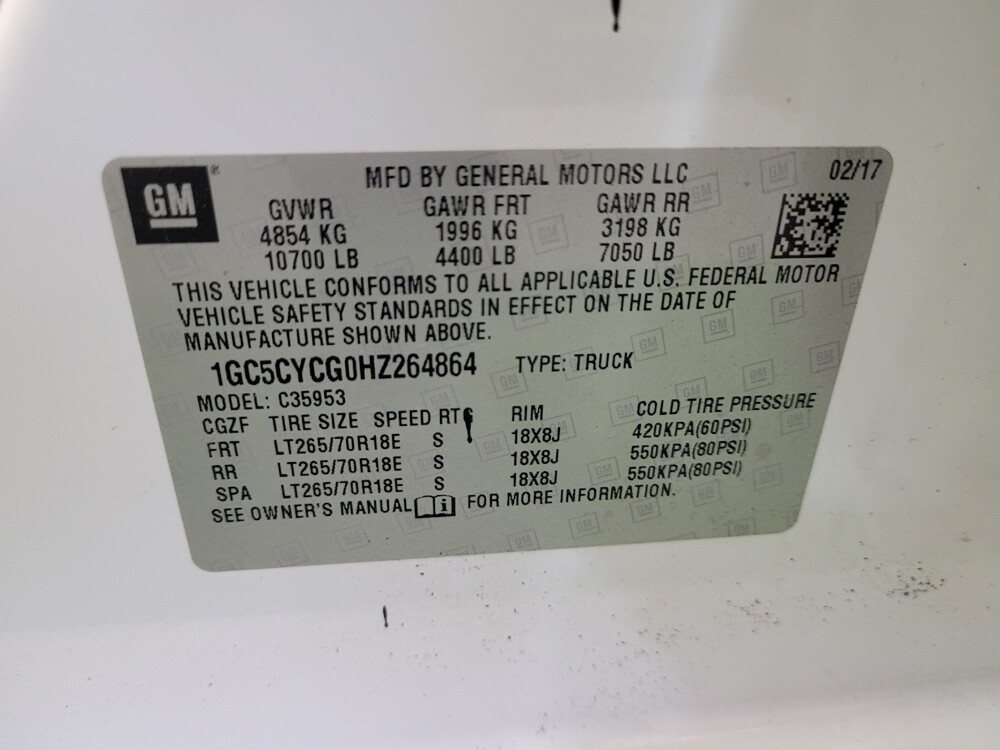 2017 Chevrolet Silverado 3500 in Maple Heights, OH 44137 - 18137402 33