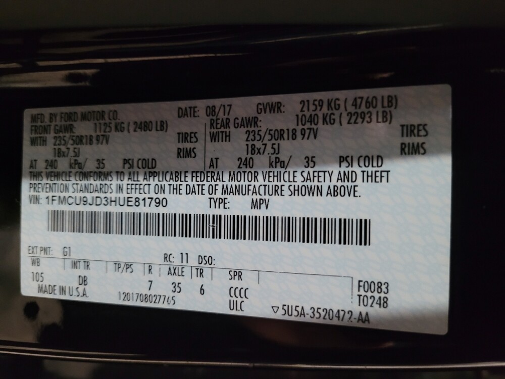 2017 Ford Escape in Richmond, VA 23235 - 18137445 33