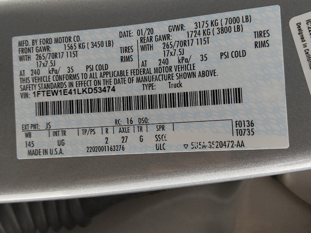 2020 Ford F150 in Gladstone, MO 64118 - 18137451 33