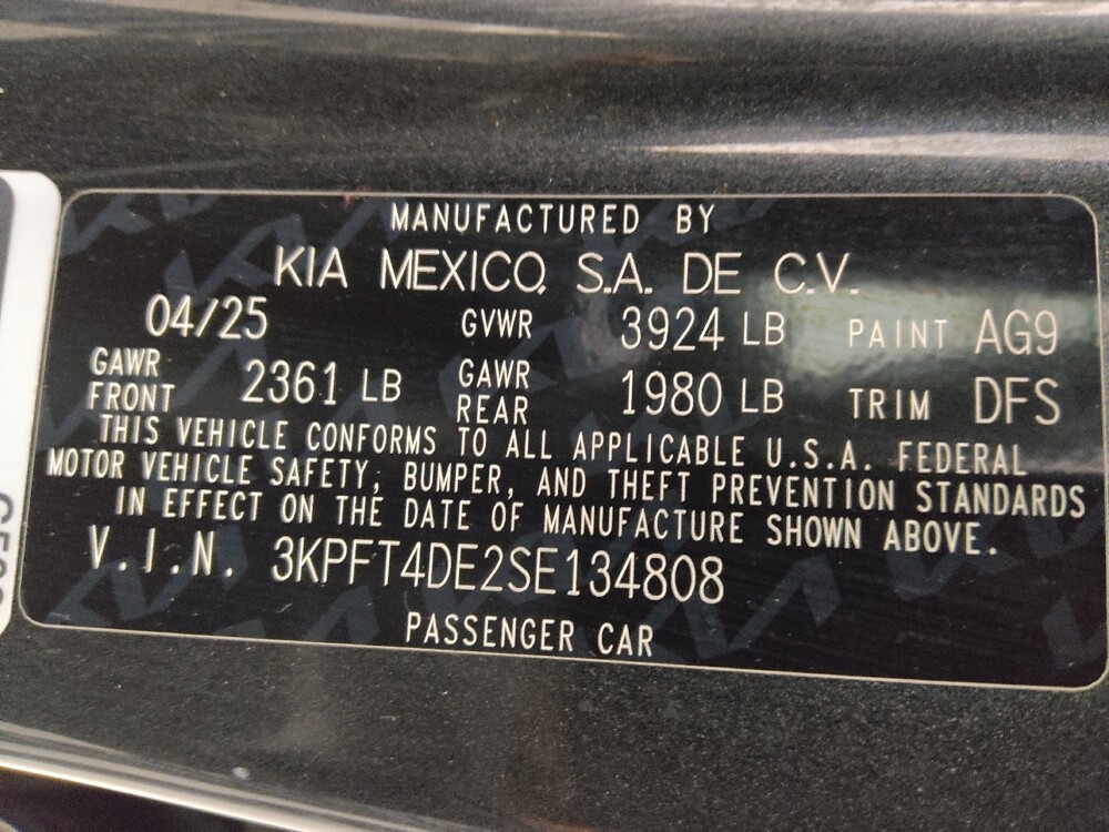 2025 Kia K4 in Kissimmee, FL 34744 - 18137470 33