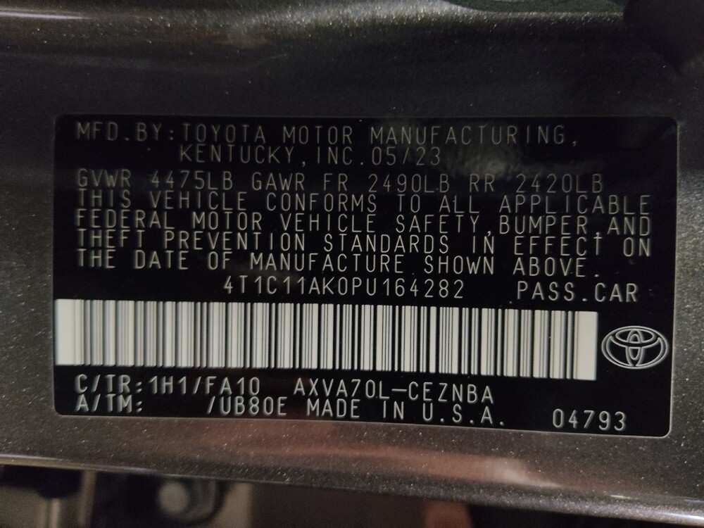 2023 Toyota Camry in Lauderdale Lakes, FL 33313 - 18137475 33