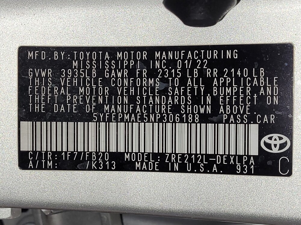 2022 Toyota Corolla in Kissimmee, FL 34744 - 18137479 33