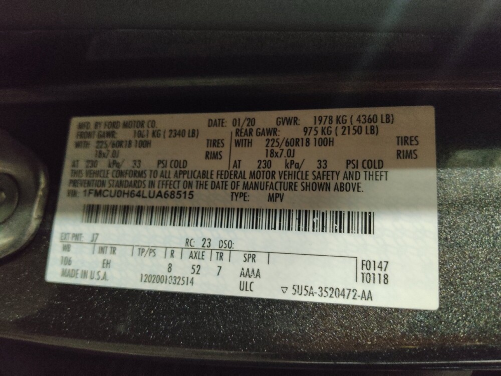 2020 Ford Escape in Arlington, TX 76011 - 18137545 33