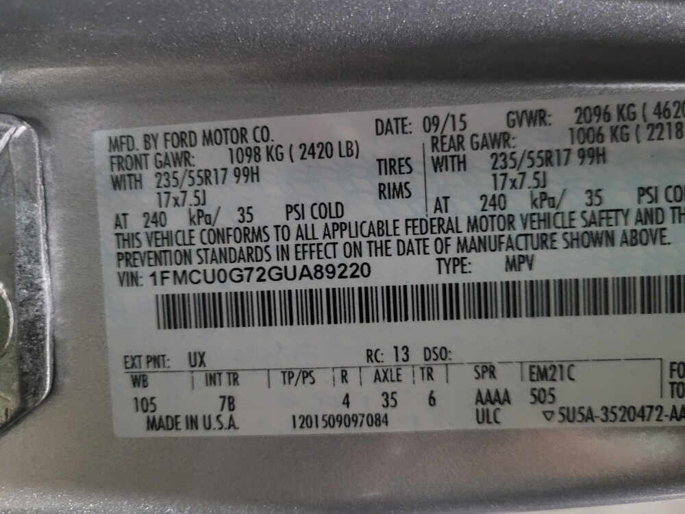 2016 Ford Escape in Williamstown, NJ 8094 - 18137568 33