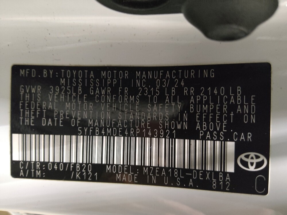 2024 Toyota Corolla in Lubbock, TX 79424 - 18137607 33