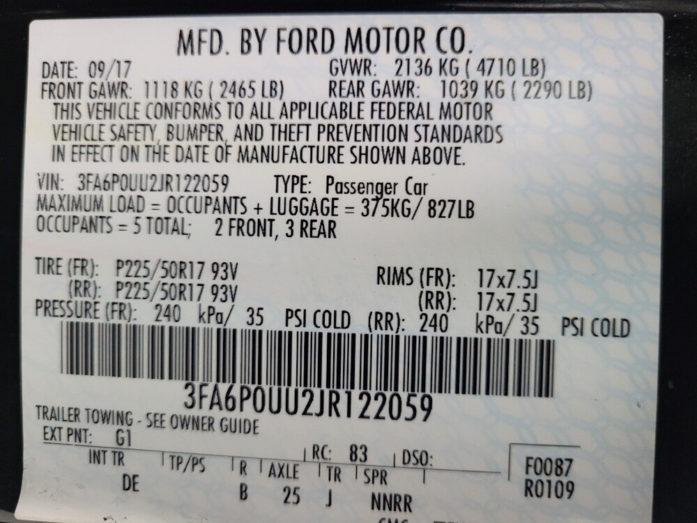 2018 Ford Fusion in Memphis, TN 38128 - 18137638 33