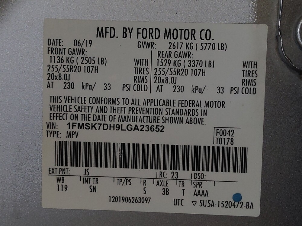 2020 Ford Explorer in West Palm Beach, FL 33409 - 18137645 33