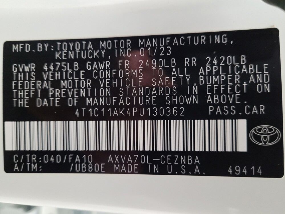 2023 Toyota Camry in Downey, CA 90241 - 18137649 33