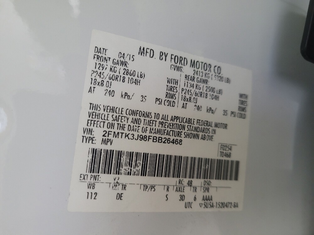 2015 Ford Edge in Marietta, GA 30062 - 18137665 33