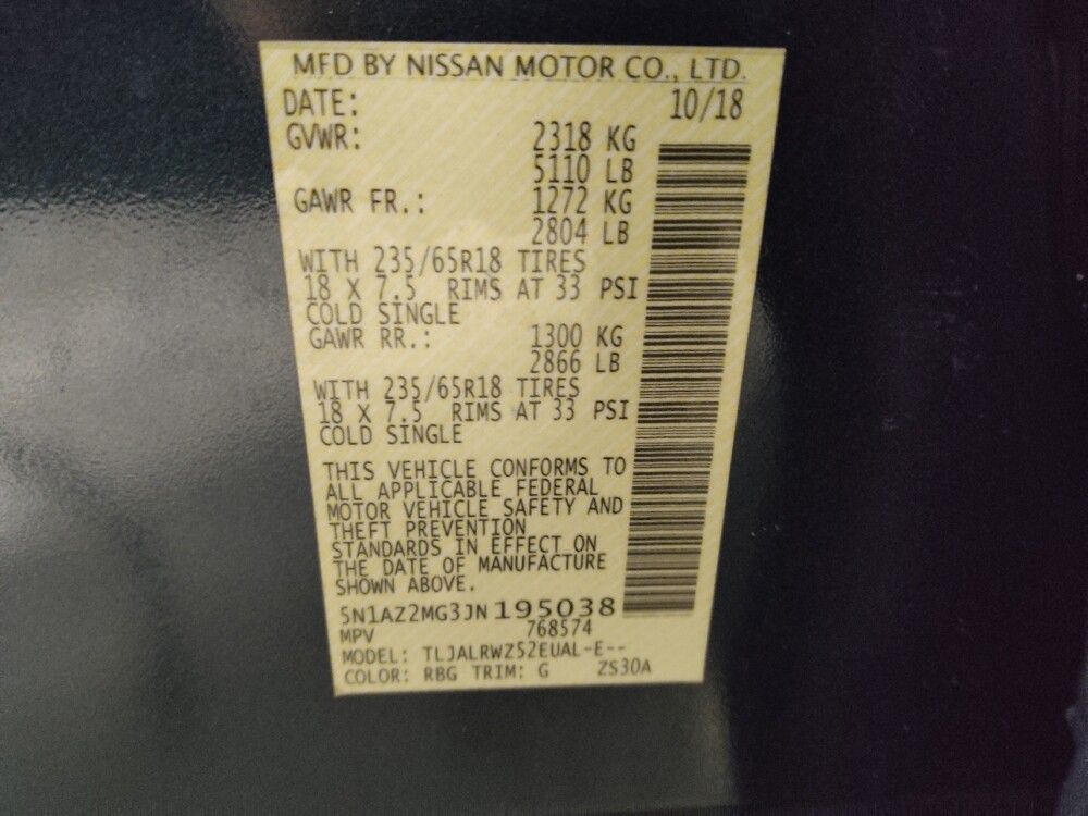 2018 Nissan Murano in Marietta, GA 30062 - 18137682 33