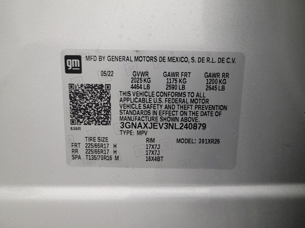 2022 Chevrolet Equinox in Las Vegas, NV 89102 - 18137697 33