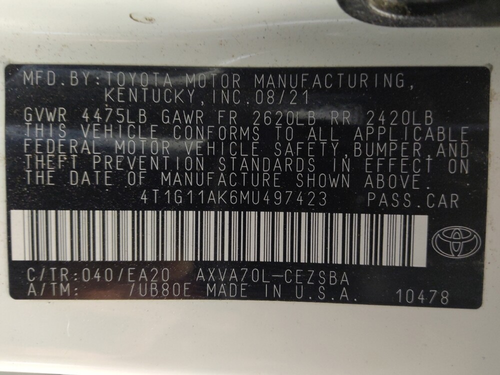 2021 Toyota Camry in Houston, TX 77060 - 18137712 33