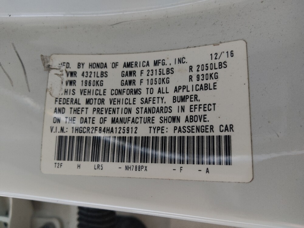 2017 Honda Accord in Macon, GA 31210 - 18137820 33